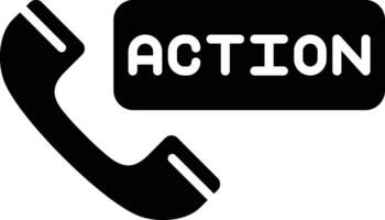 Anruf zu Aktion Vektor Symbol