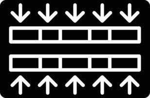 Reihenfolge Ausrichtung Vektor Symbol