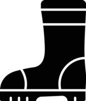 Gummi Stiefel Vektor Symbol