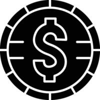 Dollar-Vektor-Symbol vektor