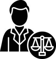 Rechtsanwalt Vektor Symbol