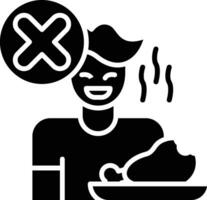 Nein Appetit Vektor Symbol