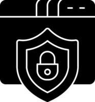 Internet-Sicherheitsvektor-Icon-Design vektor