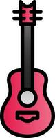 Gitarren-Vektor-Icon-Design vektor