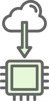 Firmware aktualisieren Vektor Symbol Design