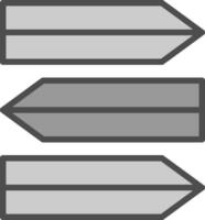 Richtungsvektor-Icon-Design vektor