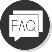 faq vektor ikon design