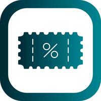 Coupon-Vektor-Icon-Design vektor