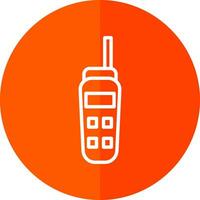 Walkie-Talkie-Vektor-Icon-Design vektor