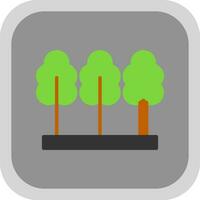 Bäume Vektor-Icon-Design vektor