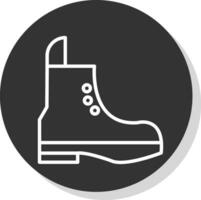 Boot-Vektor-Icon-Design vektor