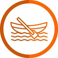 Schlauchboot Vektor Symbol Design