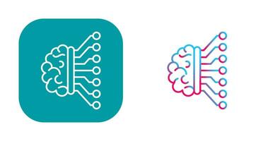 Vektorsymbol für maschinelles Lernen vektor