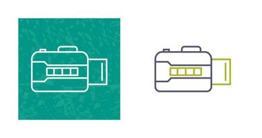 einzigartiges offenes Kameravektorsymbol vektor