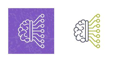 Vektorsymbol für maschinelles Lernen vektor