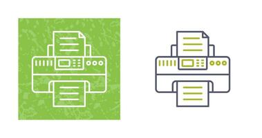 Druckervektorsymbol vektor