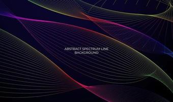 abstraktes Spektrumlinien-Hintergrunddesign vektor