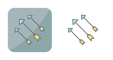 Einzigartiges Pfeil-Vektorsymbol vektor