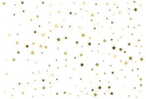 fallande gyllene stjärnor guld konfetti firande vektor