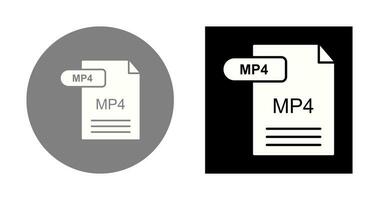 mp4-Vektorsymbol vektor