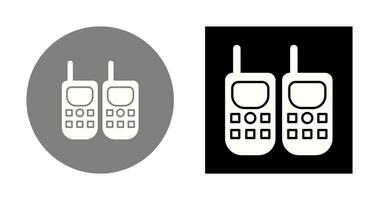 Walkie-Talkie-Vektorsymbol vektor