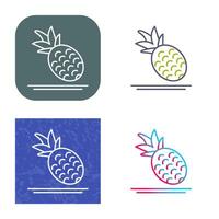 Ananas-Vektor-Symbol vektor