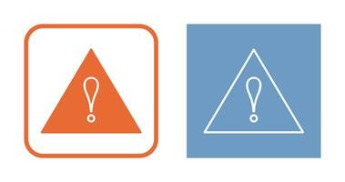 einzigartiges Warnvektorsymbol vektor