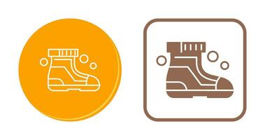 Vektorsymbol für Skischuhe vektor