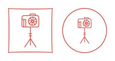 einzigartiges Kamerastativ-Vektorsymbol vektor