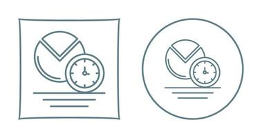 Kreisdiagramm-Vektorsymbol vektor