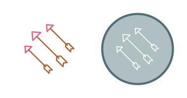 Einzigartiges Pfeil-Vektorsymbol vektor