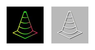 einzigartiges Kegelvektorsymbol vektor