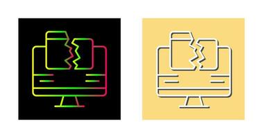 Vektorsymbol für Datenverlust vektor