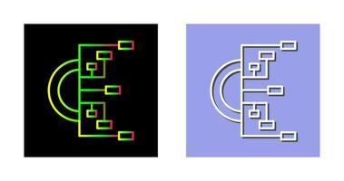 Flussdiagramm-Vektorsymbol vektor