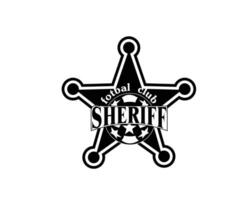 fc Sheriff tiraspol Verein Logo Symbol schwarz Moldau Liga Fußball abstrakt Design Vektor Illustration