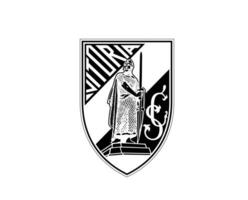 vitoria guimaraes klubb logotyp symbol portugal liga fotboll abstrakt design vektor illustration