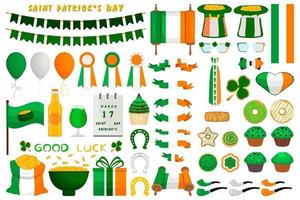 Illustration irischer Feiertag St. Patrick Day, Goldmünzen im Topf vektor