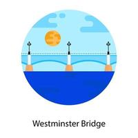 Westminster Bridge, London vektor
