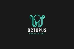 Oktopus-Logo-Vektor-Symbol-Illustration vektor