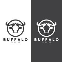 buffel logotyp mall vektor illustration