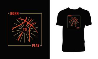 kreativ Basketball t Hemd Design. vektor