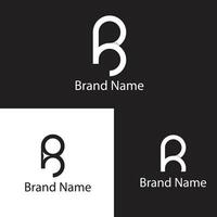 b brev logotyp, b, br logotyp, design, ikon, symbol, stock bild, Foto, mall, vektor stock