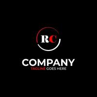 rc kreativ modern Briefe Logo Design Vorlage vektor