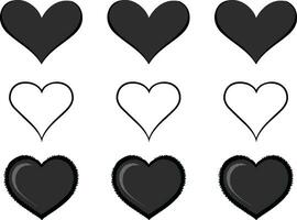 kärlek ikon vektor för webb och mobil app. hjärta tecken och symbol. tycka om ikon vektor. fri vektor