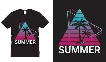 Hallo Sommer- T-Shirt Design, T-Shirt Design Vektor, Sommer- Vektor