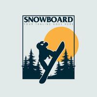 Snowboard Logo Vektor