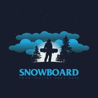 Snowboard Logo Vektor