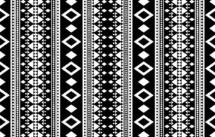 aztekisch nahtlos Muster. Teppich Textil- drucken Textur Stammes- Design, geometrisch Symbole zum Logo, Karten, Stoff dekorativ funktioniert. traditionell drucken Vektor Illustration. auf schwarz und Weiß Hintergrund.