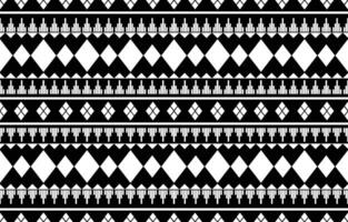 aztekisch nahtlos Muster. Teppich Textil- drucken Textur Stammes- Design, geometrisch Symbole zum Logo, Karten, Stoff dekorativ funktioniert. traditionell drucken Vektor Illustration. auf schwarz und Weiß Hintergrund.