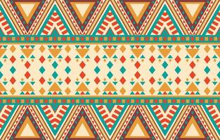 etnisk abstrakt ikat konst. aztec prydnad skriva ut. geometrisk etnisk mönster sömlös Färg orientalisk. design för bakgrund ,ridå, matta, tapet, Kläder, omslag, batik, vektor illustration.